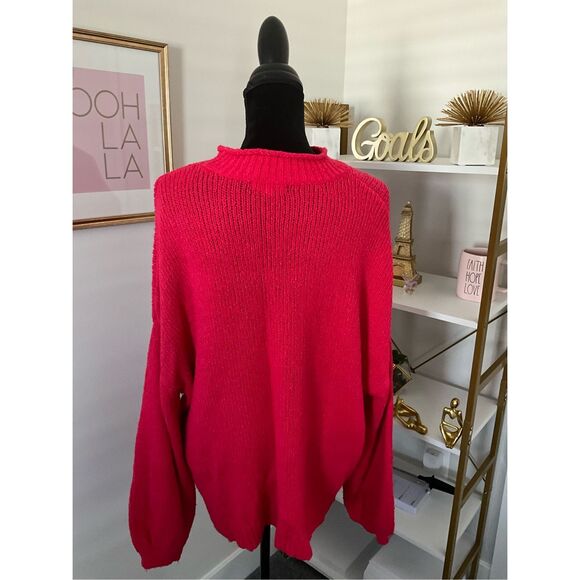 Hot Pink Sweater 1XL - Picture 3 of 3